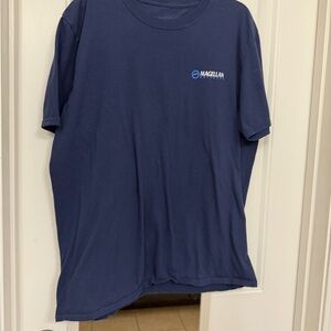 Magellan Outdoors Navy Short Sleeve Logo Tee